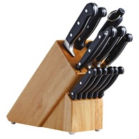 Avanti Perfekt 14pc Cutlery Block Knife Set Stainless Steel Kitchen Knives/Chef