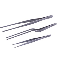 Avanti Plating Tweezers 3 Pc Set/Tongs Serving/Stainless Steel/Kitchen/Chef/Food