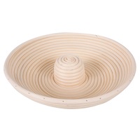 Bakemaster 28cm Circle Proving Rattan Bread/Dough Bake Raising Basket Bakeware