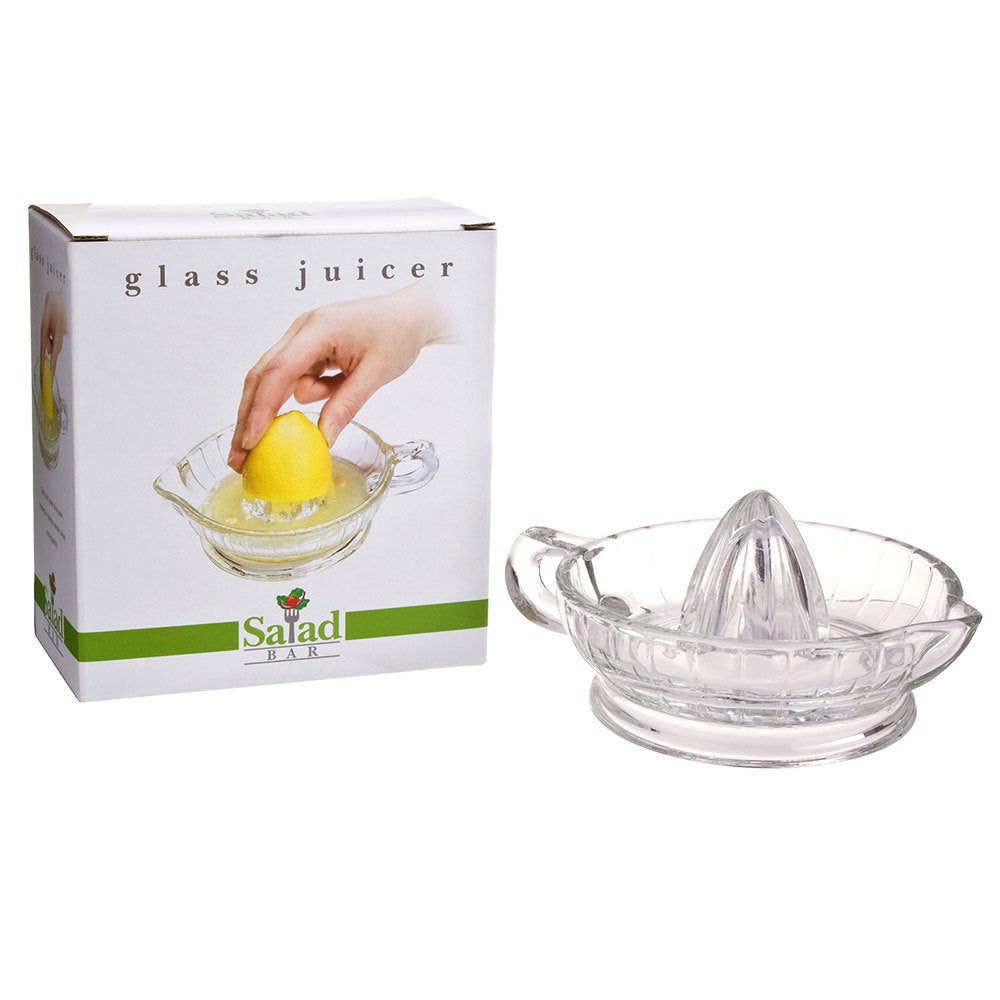 D.Line Salad Bar Glass Lemon Lime Citrus Orange Juice Press Manual/Hand Juicer