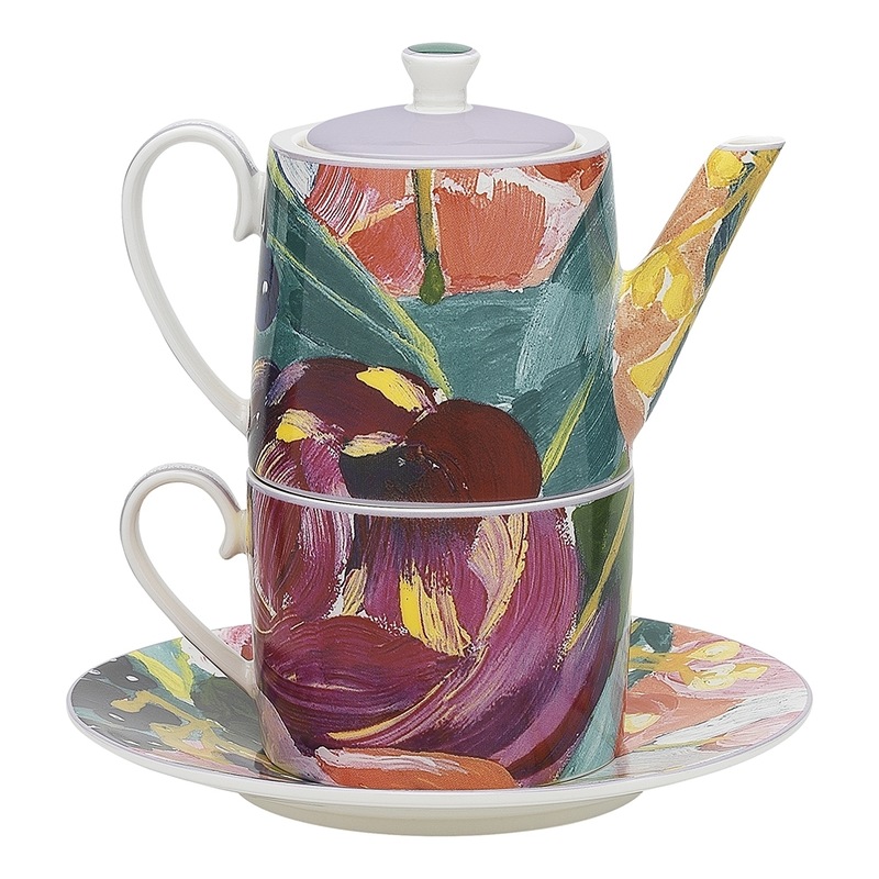 Ecology Bloom 400ml Floral Teapot Tea For One W Infuser 0ml Cup 15 5cm Saucer Mydeal Ecology Bloom 400ml Floral Teapot Tea For One W Infuser 0ml Cup 15 5cm Saucer Mydeal