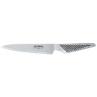 Global 15cm Stainless Steel Serrated Utility Knife Kitchen Cutlery Utensil SLV