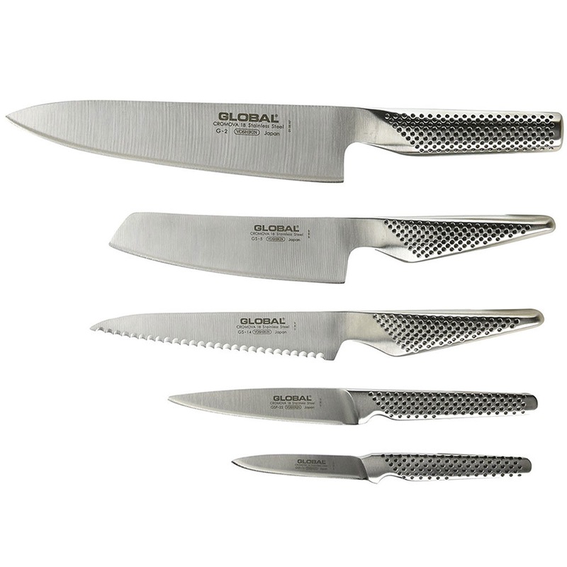 Buy Global 6PC Katana Knife/Cutlery Japanese Kitchen Chef/Cook Knives