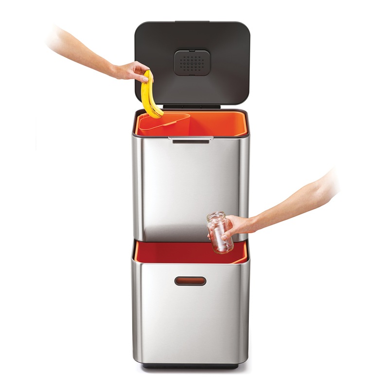 Buy Joseph Joseph Totem Max 60L Trash Compartment Waste/Recycle Rubbish