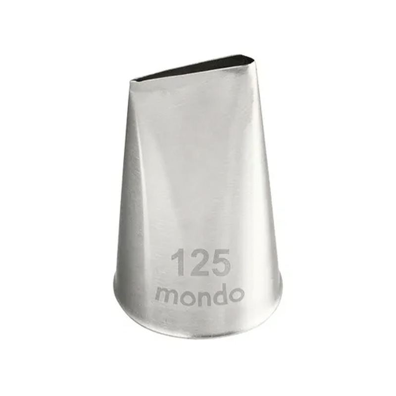 Buy Mondo Stainless Steel #125 Large Flower Petal Piping Tip Icing Cake ...