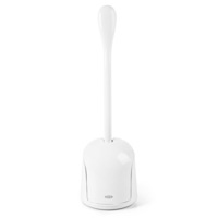 Oxo Good Grips Compact Bath Bathroom Toilet Brush & Canister Storage Set White