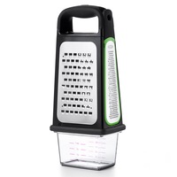 Oxo Good Grips Manual Box Grater Kitchen Chopper w/ Container/Removable Zester
