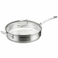 Scanpan 28cm 3.2L Stainless Steel Impact Saute Pan Induction/Gas Cookware Silver