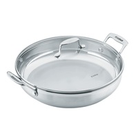 Scanpan 32cm Covered Stainless Steel Chef Pan Induction/Gas Cookware w/ Lid SL