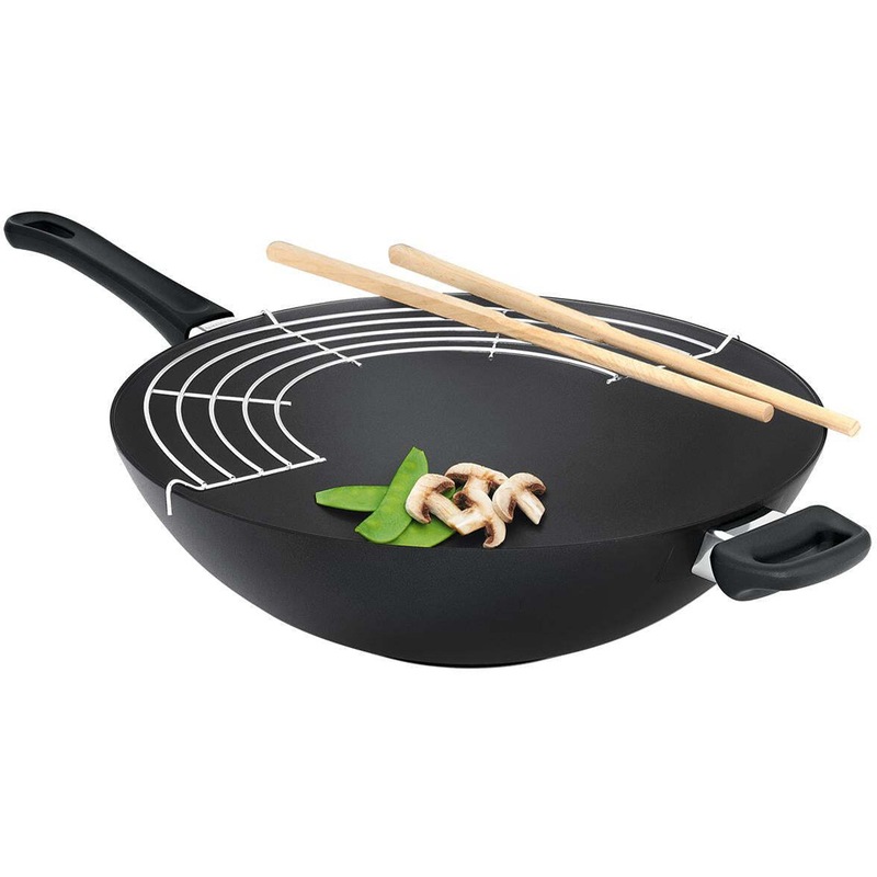 Buy Scanpan Classic Induction 32cm Aluminium NonStick Wok Round Stir