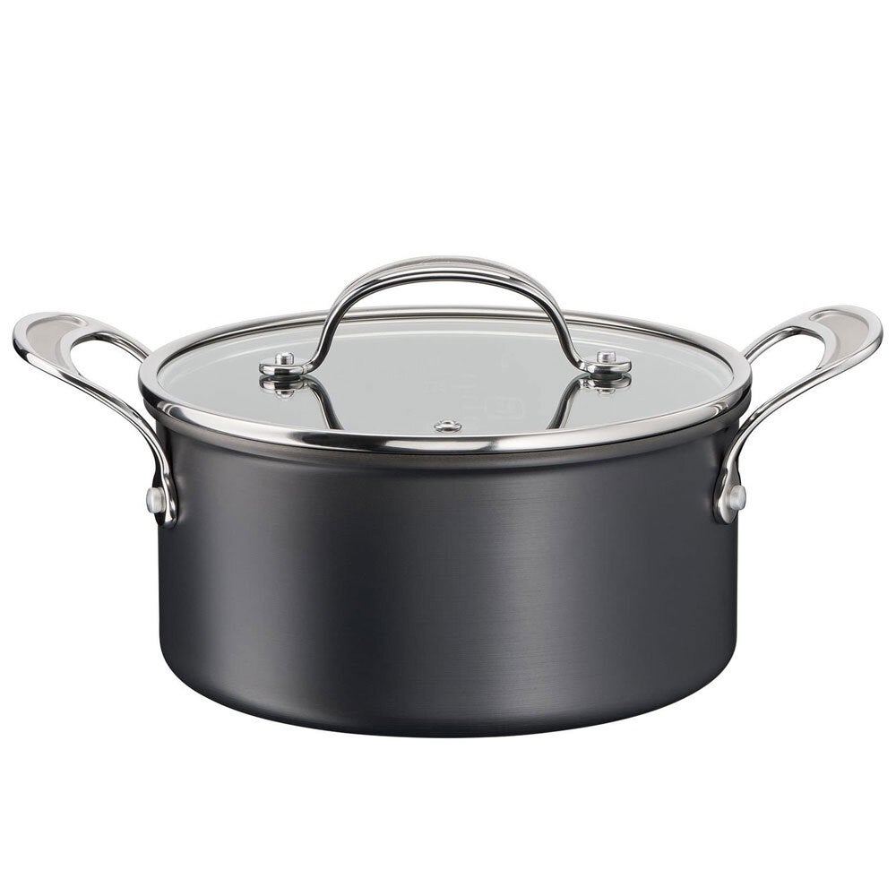 Tefal Jamie Oliver 24cm Cooks Classic Induction Hard Anodised Stew Pot w/ Lid
