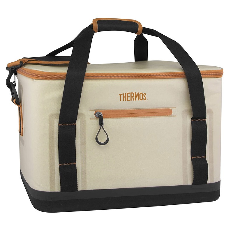 Buy Thermos Trailsman 18 Can Cooler Tote Bag Travel Storage Container Cream/Tan MyDeal
