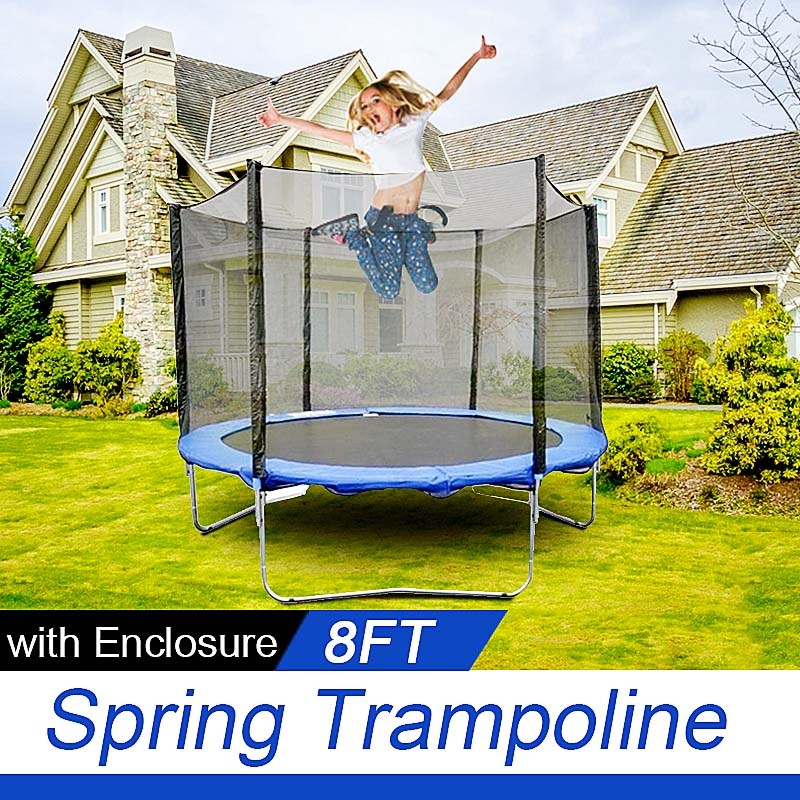 8ft trampoline with enclosure and ladder Clearance