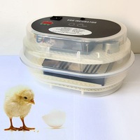 JANOEL Digital 12 Eggs Incubator Poultry Turner Thermometer Kit Fully Automatic