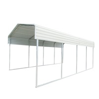 Metal Steel Carport 3.3x6m Cream