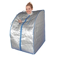 Large Portable Far Infrared Home Sauna Dry Heat with Chair 107cm Tall