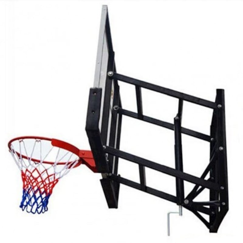 Wall-Mount Basketball Backboard Height Adjustable 136x81cm - MyDeal