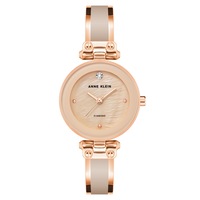 Anne Klein Rose Gold with Blush Band Women's Watch - AK1980BMRG