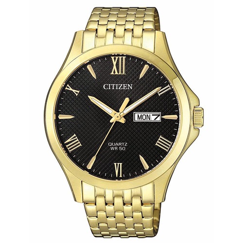 citizen watch men's silver and gold