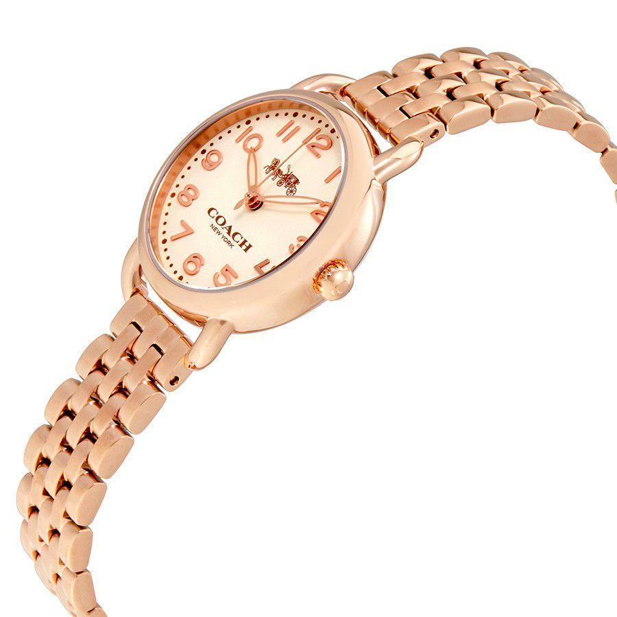 coach delancey rose gold