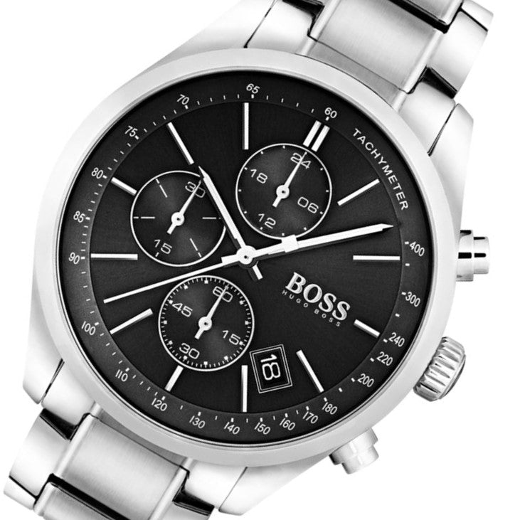 hugo boss chronograph grand prix watch