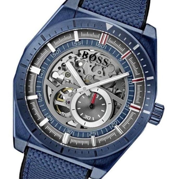 hugo boss men's signature automatic watch