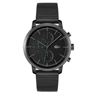 Lacoste Replay Black Leather Men's Multi-function Watch - 2011177