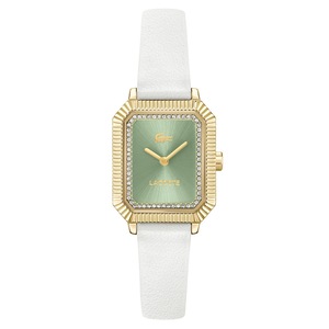 Lacoste White Leather Sage Dial Women's Watch - 2001443