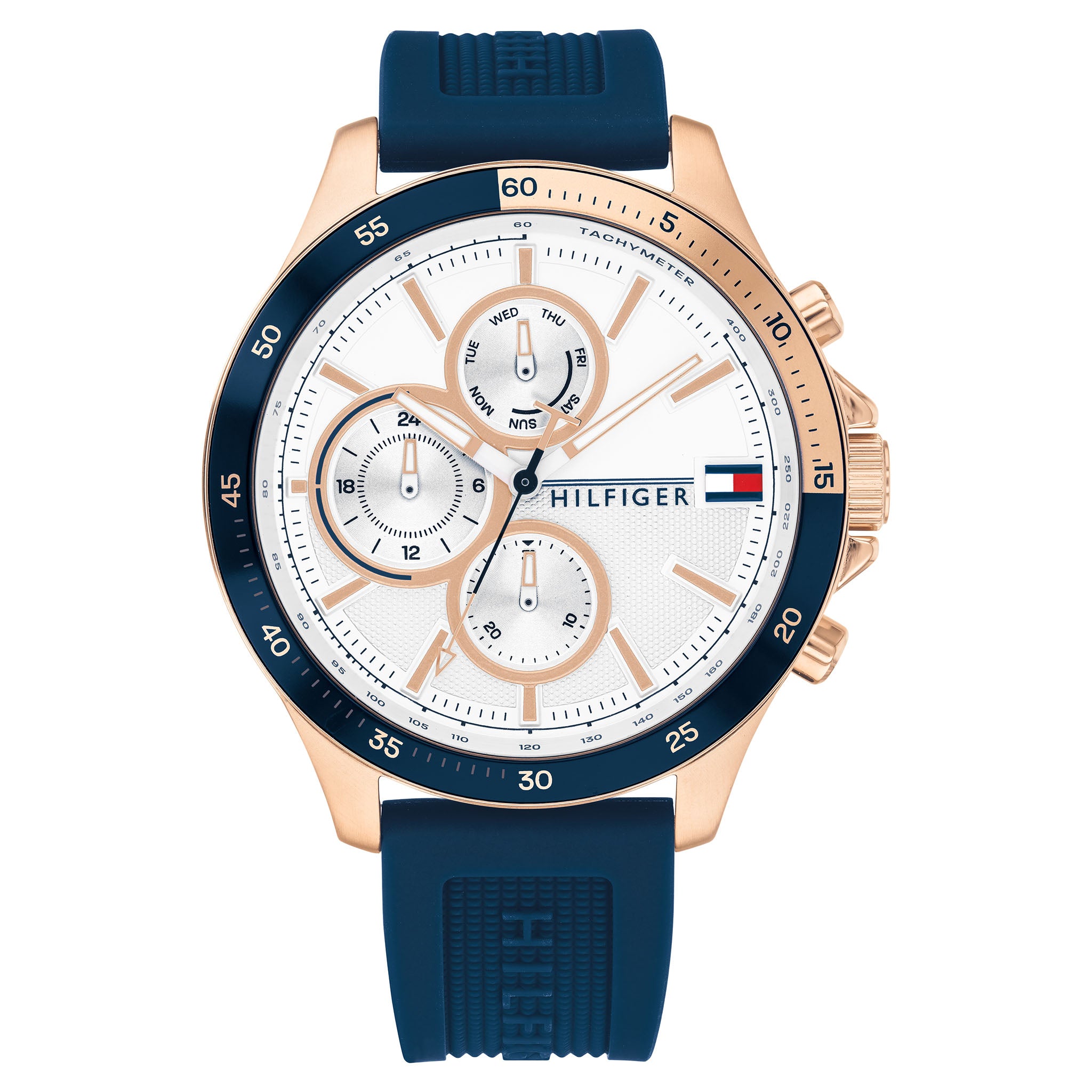 hilfiger blue watch