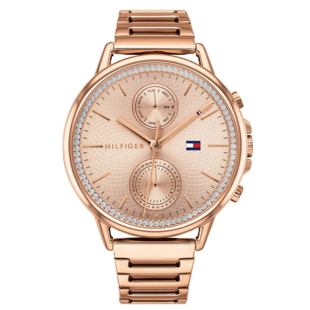 tommy hilfiger ladies watches rose gold