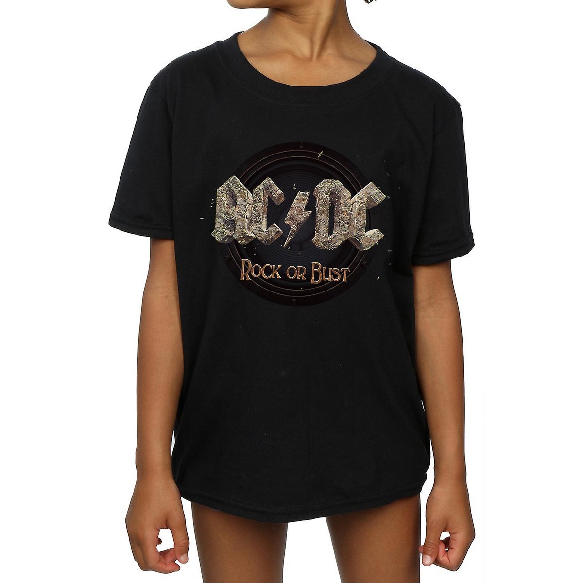 Buy AC/DC Girls Rock Or Bust Cotton T-Shirt - MyDeal Australia