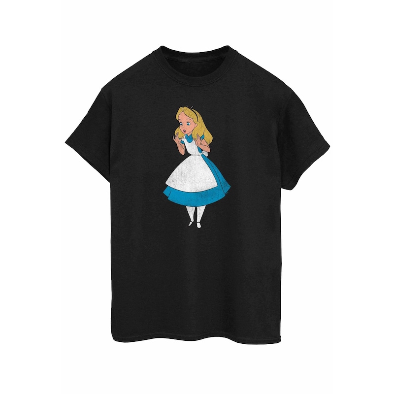 Buy Alice In Wonderland Womens/Ladies Classic Boyfriend Cotton T-Shirt ...