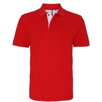Asquith & Fox Mens Classic Fit Contrast Polo Shirt