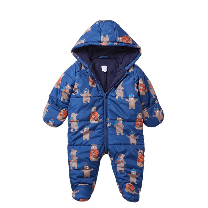 Buy Blue Zoo Baby Boys Bear Snowsuit MyDeal