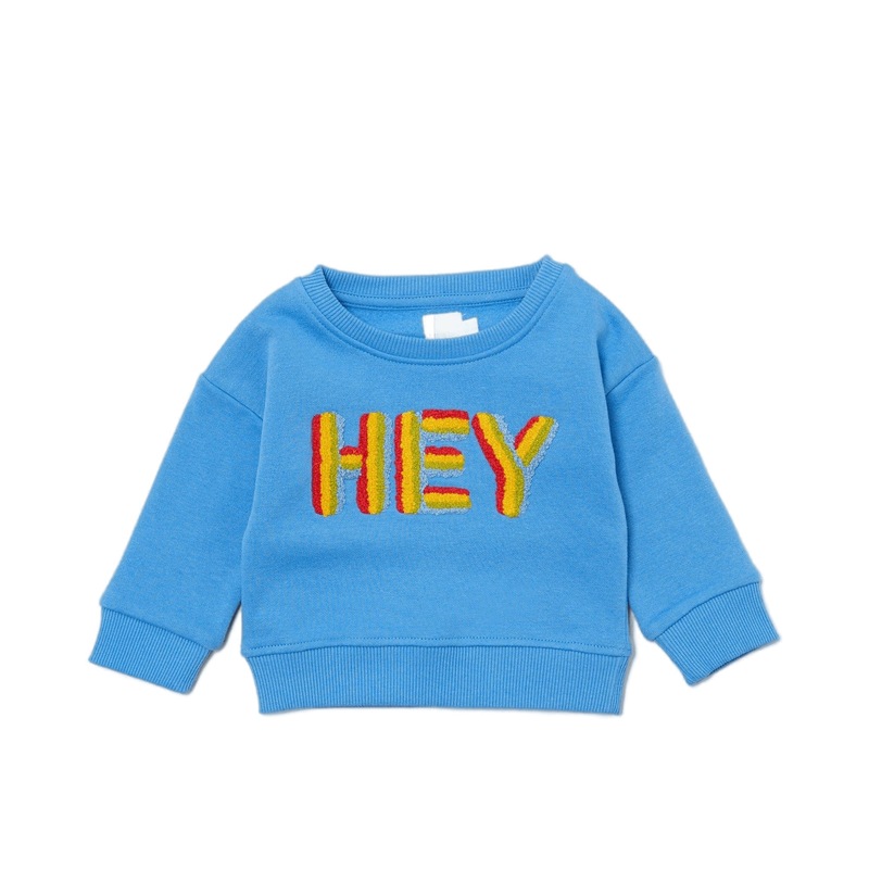 Buy Blue Zoo Baby Boys Hey Sweatshirt MyDeal