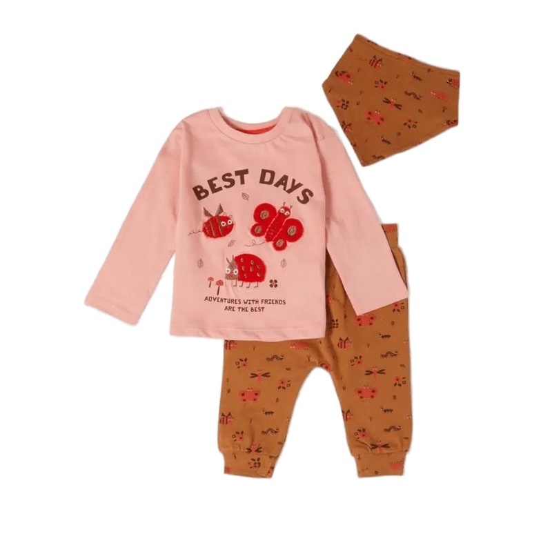 Buy Blue Zoo Baby Girls Best Day Top & Bottom Set MyDeal