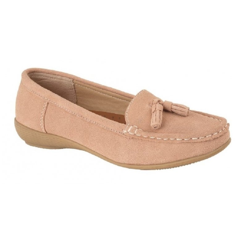 Buy Boulevard Womens/Ladies Suede Tassle Loafers - MyDeal