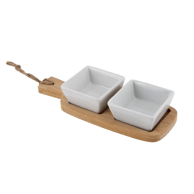 Buy CGB Giftware Loft Mini Ceramic Double Nibble Bowls - MyDeal