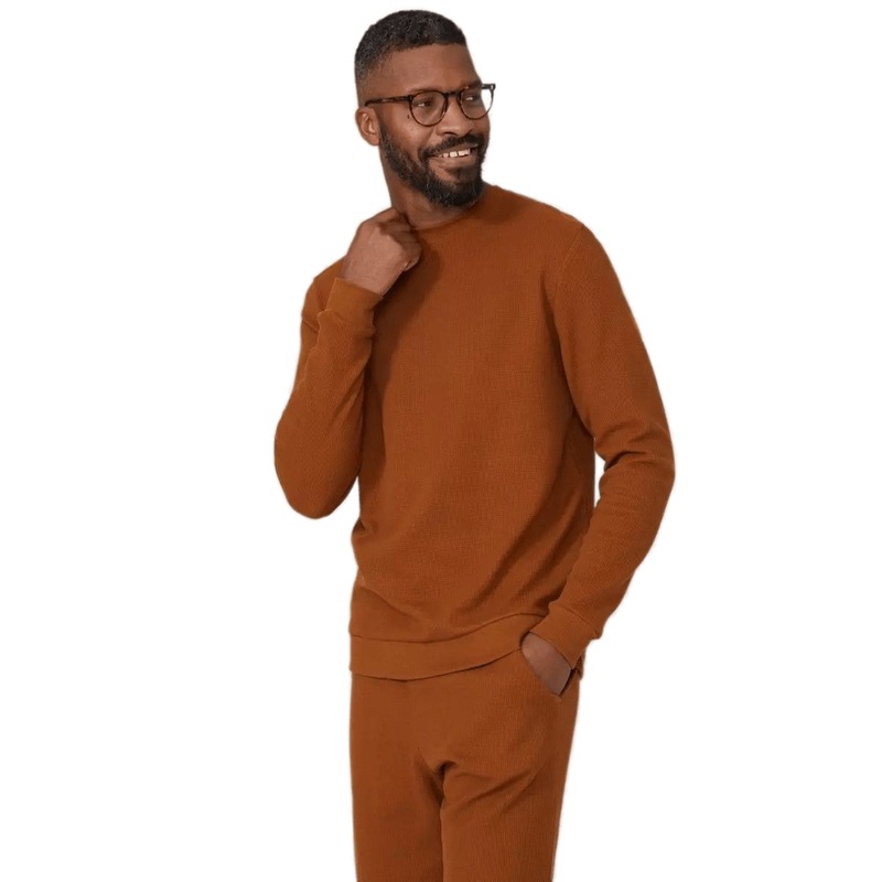 Buy Debenhams Mens Waffle Crew Neck Sweatshirt MyDeal