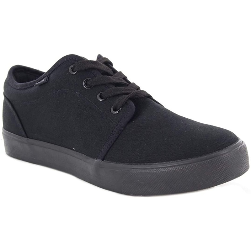 Buy Dek Mens 4 Eye Black Canvas Deck Shoes - MyDeal