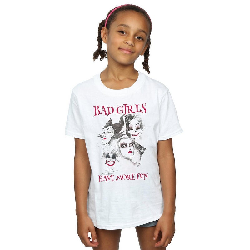 Buy Disney Girls Bad Girls Have More Fun Cotton T-Shirt - MyDeal