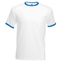 Fruit Of The Loom Mens Ringer Short Sleeve T-Shirt