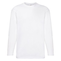 Fruit Of The Loom Mens Valueweight Crew Neck Long Sleeve T-Shirt
