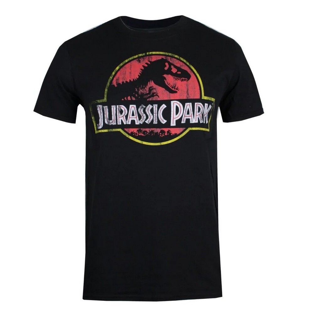 Jurassic Park Distressed Logo T-Shirt Jurassic Park Distressed Logo T-Shirt