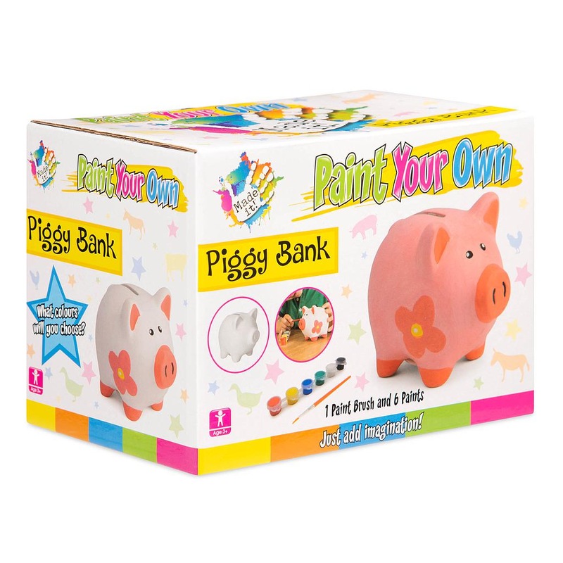 Buy Made It Paint Your Own Piggy Bank MyDeal