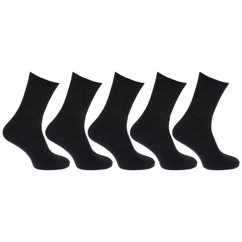 Buy Mens Cotton Rich Sports Socks (Pack Of 5) - MyDeal