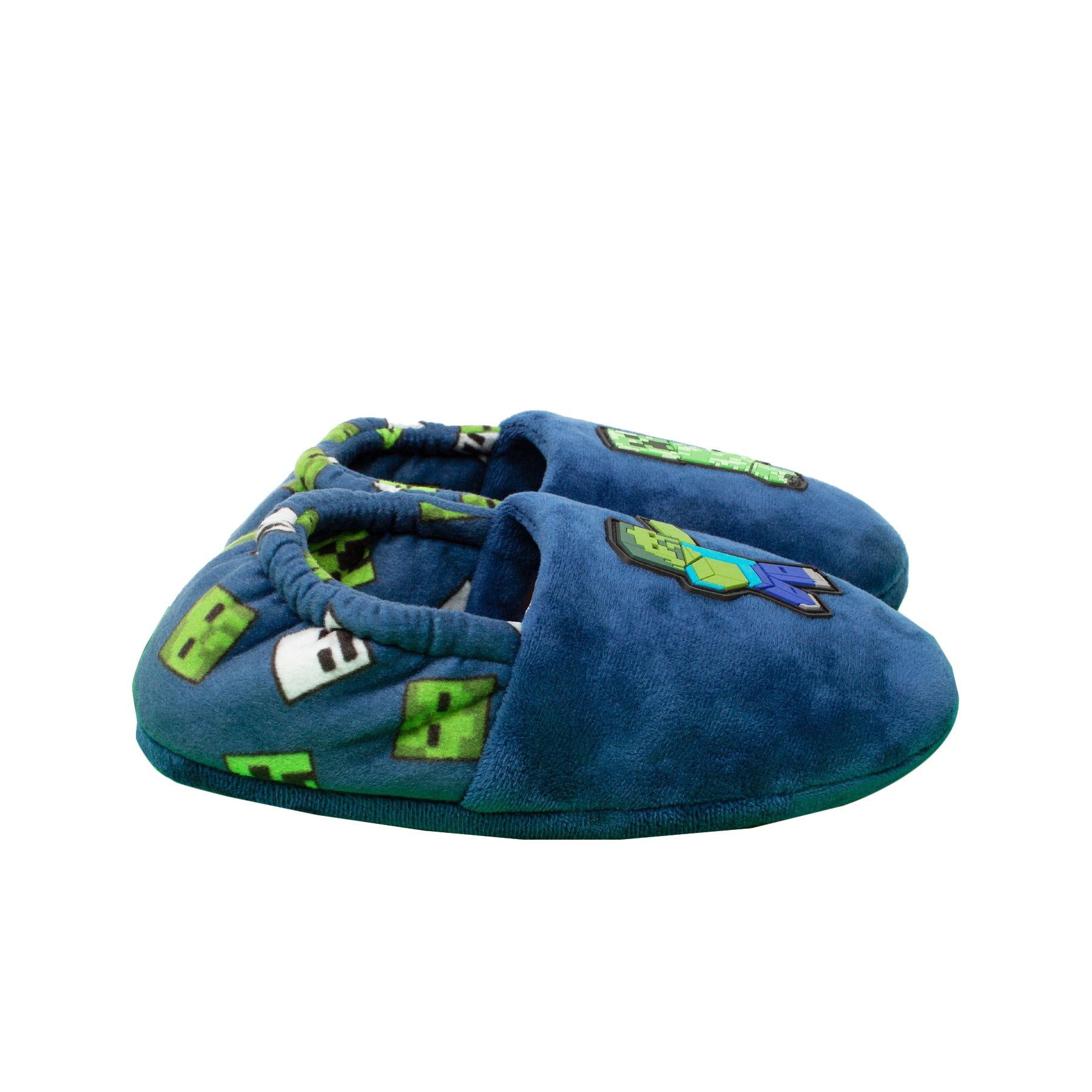 Buy Minecraft Childrens Kids Zombie Creeper Slippers MyDeal