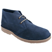 Roamers Mens Real Suede Round Toe Unlined Desert Boots
