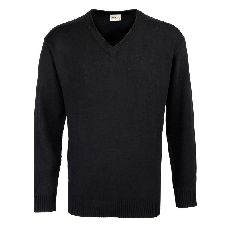 Buy RTY Workwear Mens Vneck Acrylic Sweater / Sweatshirt MyDeal