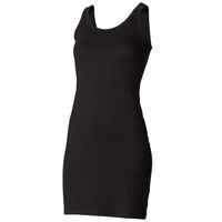 Skinni Fit Ladies/Womens Extra Long Stretch Tank Top / Vest